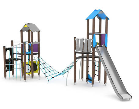 Ігрові комплекси (висота гірки 1200-1500 мм)