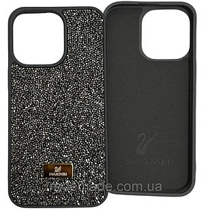 Чохол Swarovski з мягкою мікрофіброю для iPhone 14 Pro Max