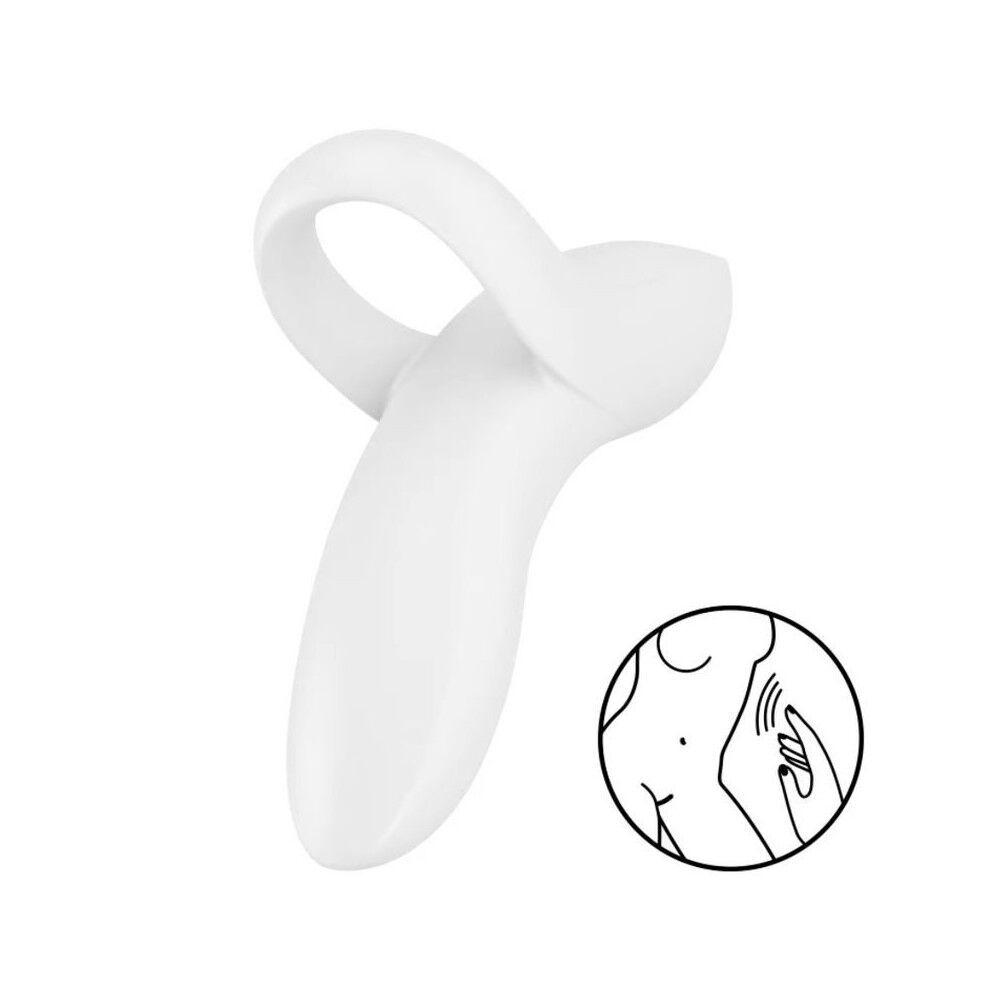 Вібратор на палець Satisfyer Bold Lover White (м'ята упаковка!!!