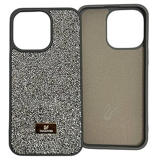 Чохол Swarovski з мягкою мікрофіброю для iPhone 11