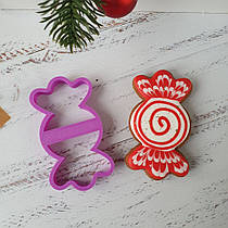 3D-формочки-вирубки для пряників "Ялинкова іграшка 22 цукерка"