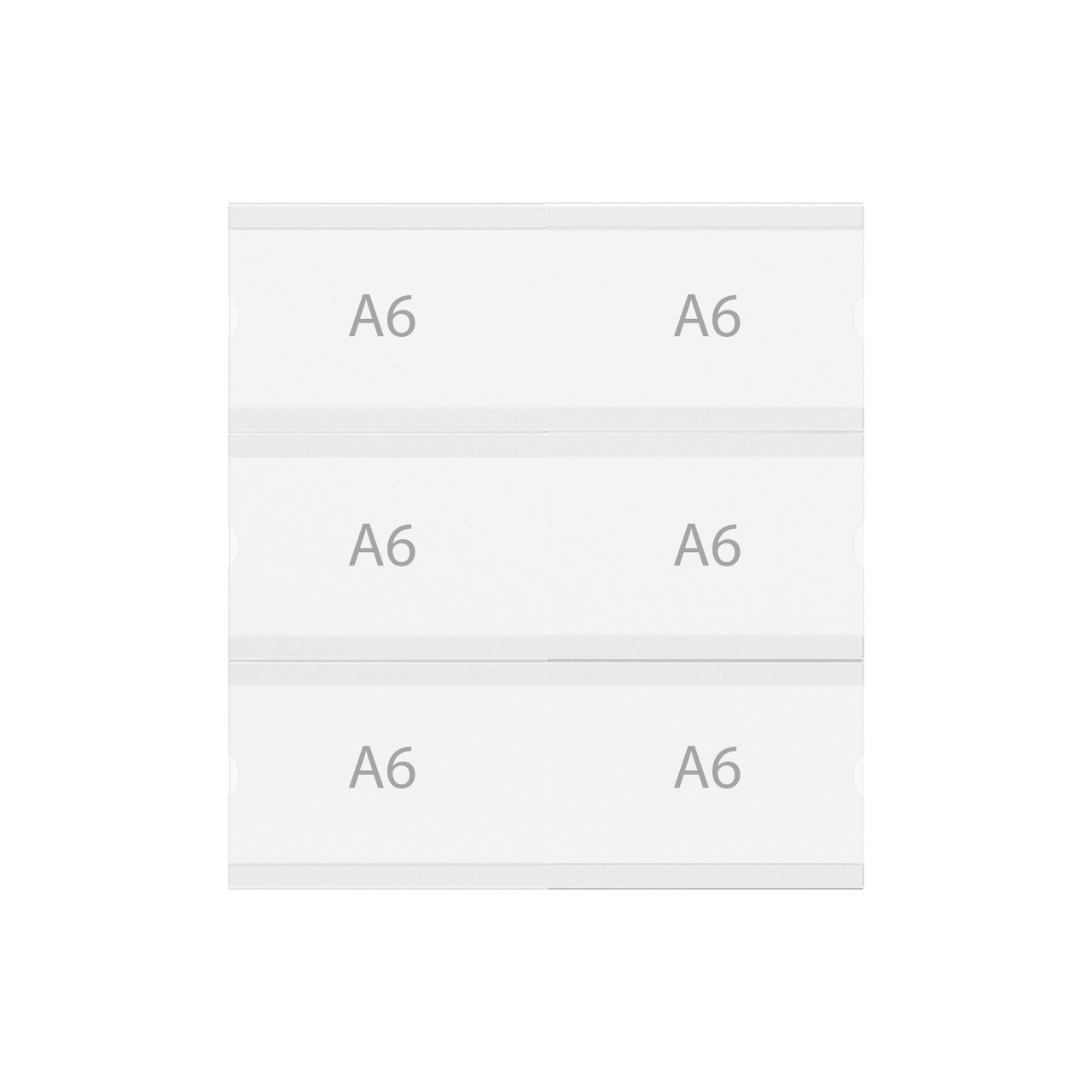 Кишеня EKOSTAR інформаційна горизонтальна 6 А6, фото 1