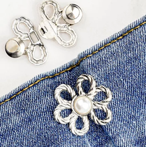 Застежка для пояса брошь булавка декоративная 4 шт серебряные: продажа ...