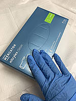 Рукавички нітрилові Mercator Nitrylex CLASSIC неопудрі, розмір S 100 шт.