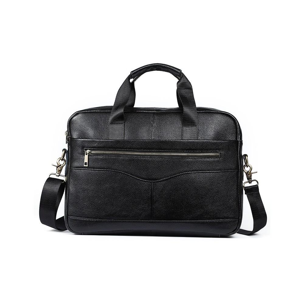 Портфель м'який шкіряний BUFFALO BAGS M1118A чорний