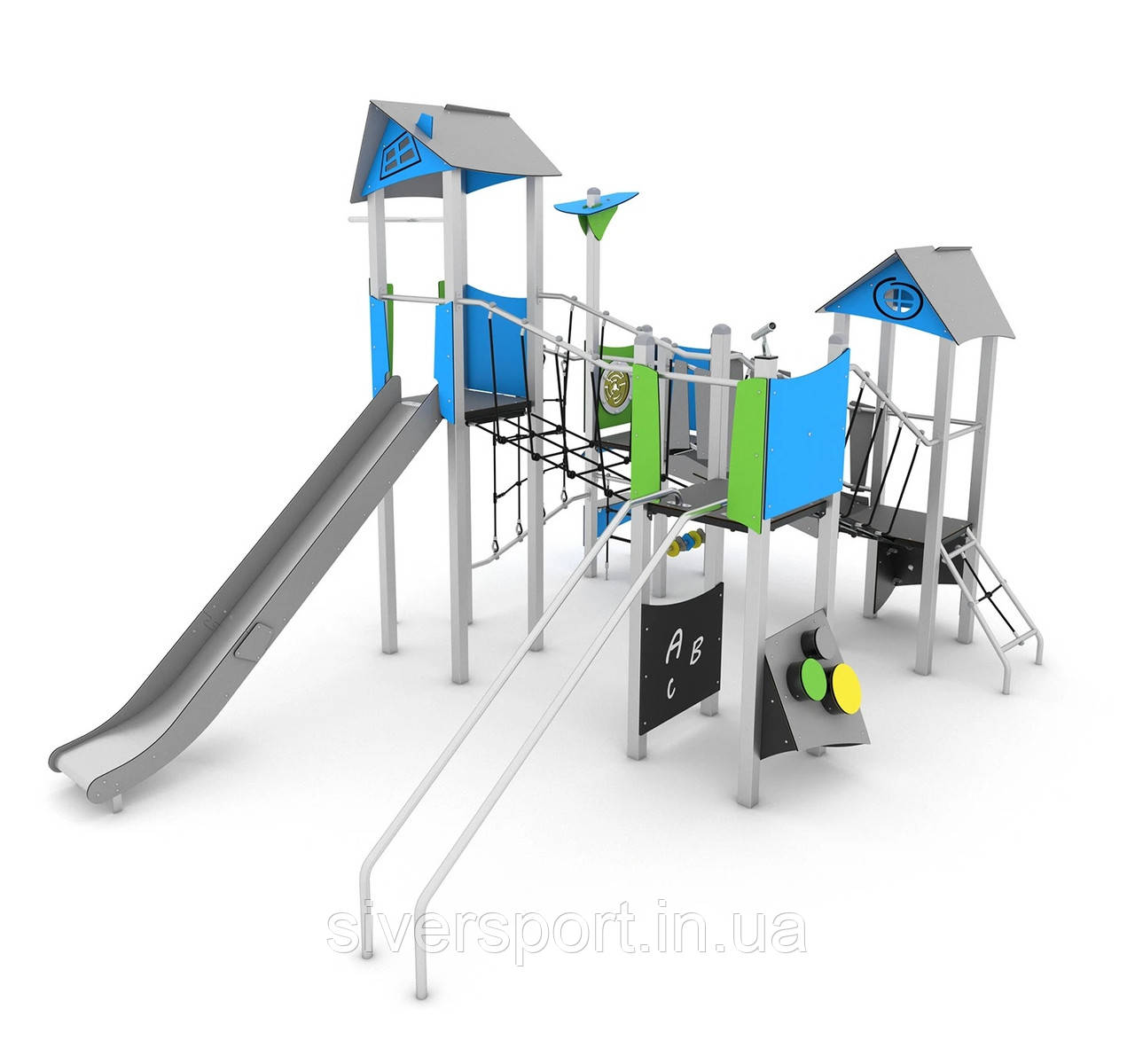 Ігровий комплекс (виготовлений з HDPE пластику) SiverSport VP-1712, фото 1