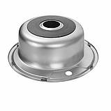 Кухонна мийка Valeso 490 сатин 0,8 кругла матова, фото 5