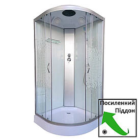 Душовий бокс 61 BF RC White Puzzle 90х90х210 низький піддон