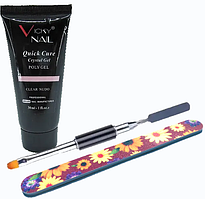 Набір для нарощування нігтів полігелем (гелем гібрідом)