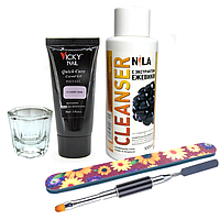 Набір для нарощування нігтів полігелем (гелем гібрідом)