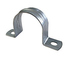 Скоба металева дволапкова d10-9мм оцинкована СОД-10