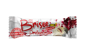 Протеїновий батончик без цукру POWER PRO Brisee Полуниця 55 г 25%