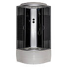 Душовий бокс Vivia 95 BF JK Black Line 90х90х217, фото 2