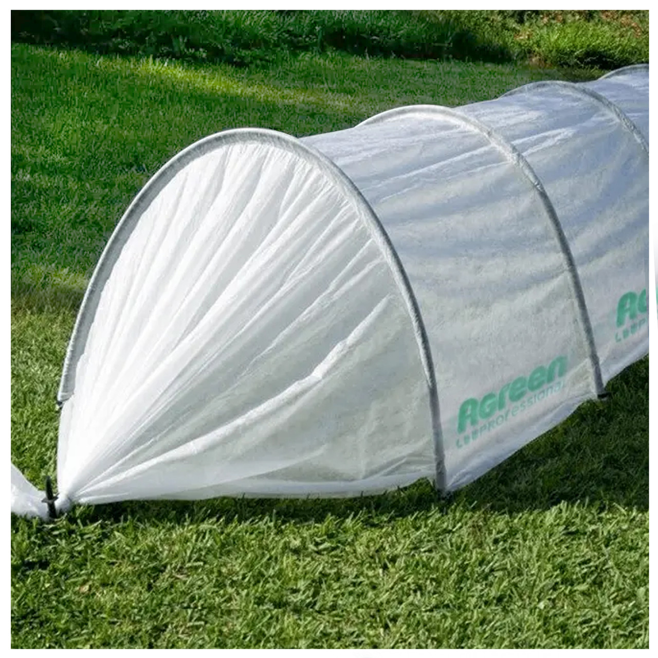 Міні-теплиця сірі дуги плюс агроволокно щільність 30 Agreen 5 м, фото 1