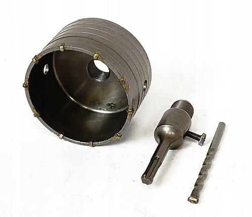 Коронка по бетону 65мм SDS + продовжувач SILVER S0555, фото 1