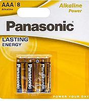 Батарейка Panasonic LR03, AAA, Alkaline, блістер 4 штуки