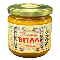Медова композиція Мед з бджолиним пилком Вітал 250г «Мед Карпат»