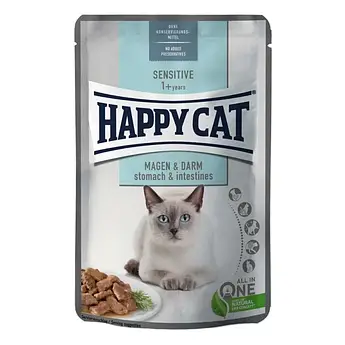 Happy Cat Sensitive Stomach Intestines - консерви Хеппі Кет для кішок з чутливим травленням 85 г
