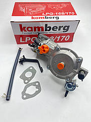 Газовий редуктор генератора 1.6-3.5квт (карбюратор бензин-газ) 168f/170f  на 3 положення  Kamberg