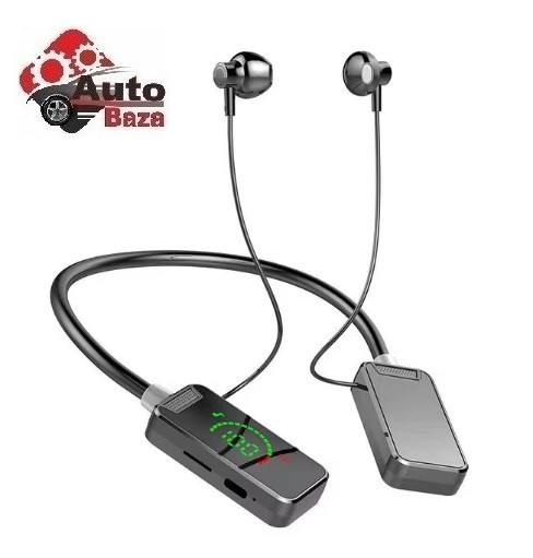 Бездротові навушники BT S8 Bluetooth 5.4 400 mAh з мікрофоном з шийним ободом Чорні