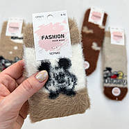 Норкові дитячі шкарпетки з міккі маусом Fashion 2-4, фото 2