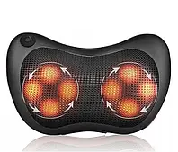 Масажна подушка масажер 4 рівня Pillow Link (4 ролика/Підігрів/220v/Прикурювач)