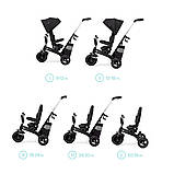 Велосипед триколісний KiderKraft EASYTWIST Black, фото 8