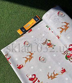 Новорічна скатертина "Merry Christmas" 120x180 см.