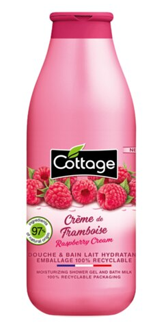 Гель для душу Малинові вершки Cottage Raspberry Cream 750 мл