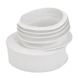 Ексцентрик манжет для унітаза Valve J.G. 1024 з'єднання 110 х 120 мм зі зміщенням 20 мм гума