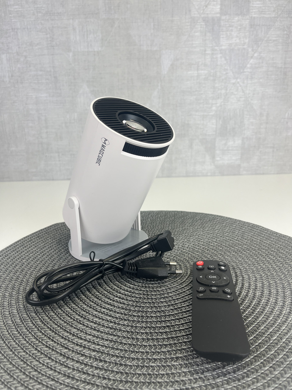 Смарт проектор мультимедійний Magcubic HY300 PRO 4K Android 11 HD BT5.0 Dual Wi-Fi, білий