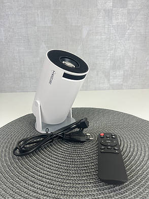 Смарт проектор мультимедійний Magcubic HY300 PRO 4K Android 11 HD BT5.0 Dual Wi-Fi, білий, фото 1