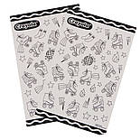 Crayola Розмальовки-наліпки "Ролер-Диско" з олівцями (15754-B), фото 3