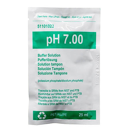 Саші з буферним розчином pH7 XS SACHET 25ml pH 7 (25 мл), фото 1