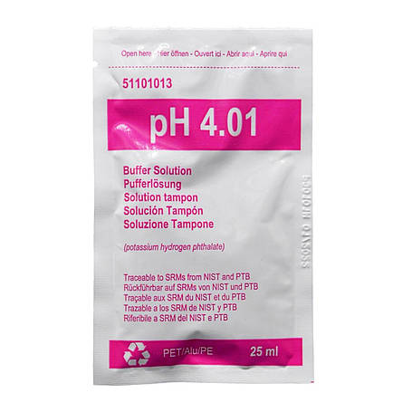 Саші з буферним розчином pH4 XS SACHET 25ml pH 4 (25 мл), фото 1