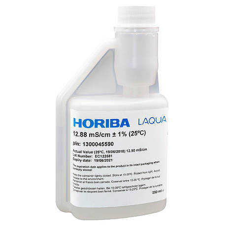 Калібрувальний розчин для кондуктометрів (12.88 mS/cm, 250 мл) HORIBA 250-EC-1288, фото 1