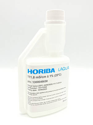 Калібрувальний розчин для кондуктометрів (111,8 mS/cm, 250мл) HORIBA 250-EC-1118, фото 3