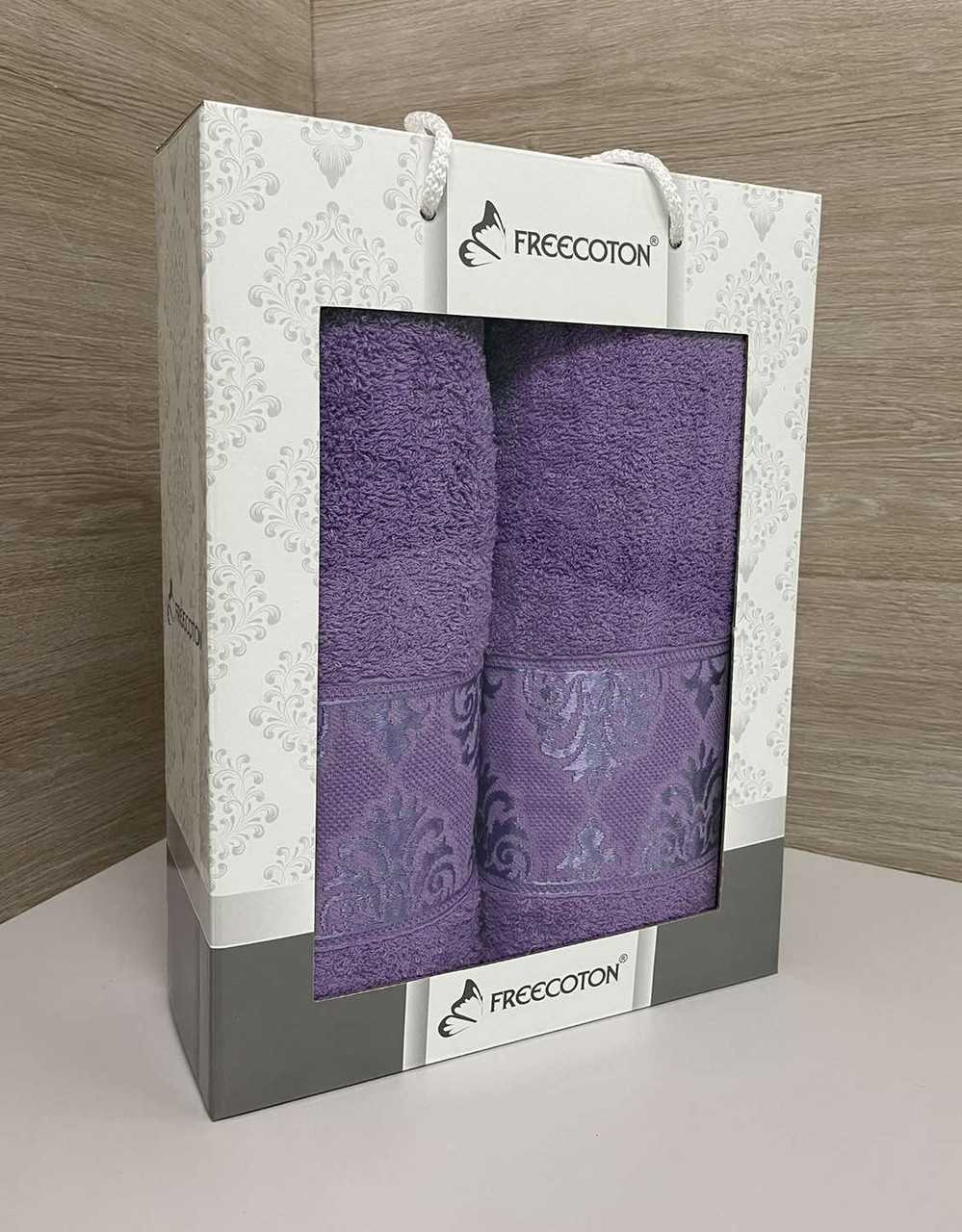 Набір махрових рушників 2 шт FREECOTON Винтаж, фото 1