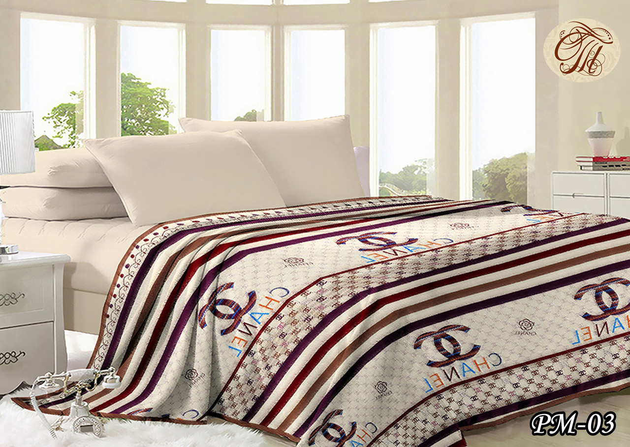 Плед з флісу Шанелька (160х210), фото 1