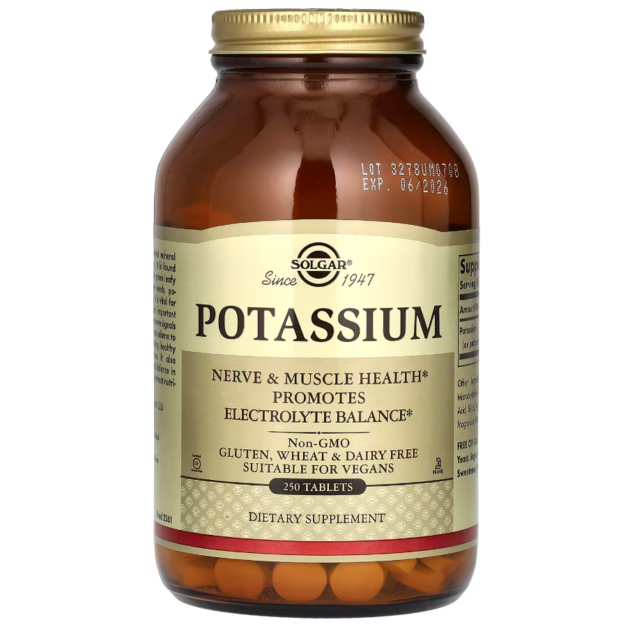 Potassium Solgar 250 таблеток, фото 1