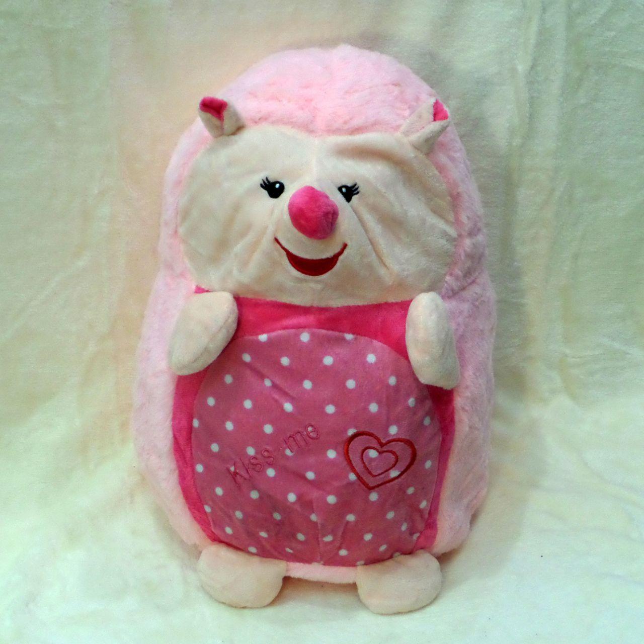 Плед - м'яка іграшка 3 в 1 (Їжачок рожевий), фото 1