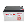 Акумулятор промисловий MAXION MXBP-OT 12-12 (12V, 12Аh), фото 3