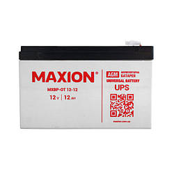 Акумулятор промисловий MAXION MXBP-OT 12-12 (12V, 12Аh)