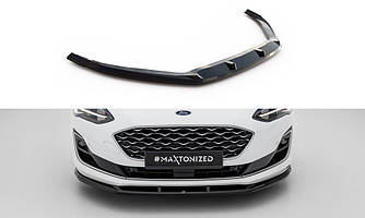 Сплітер Ford Focus 4 Vignale (18-21) тюнінг обвіс губа спідниця елерон (V1)