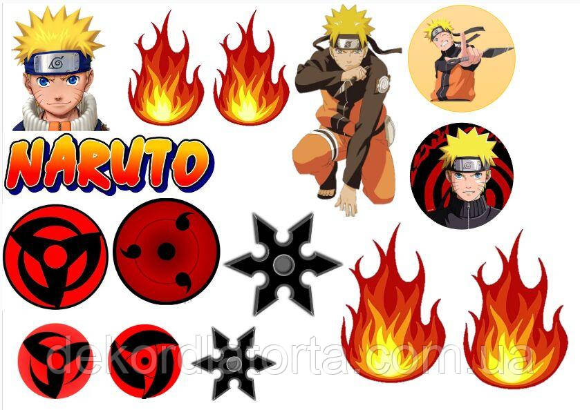 Вафельна картинка " Наруто" №8131