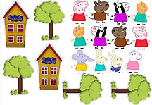 Вафельна картинка " Свинка пепа " №8112