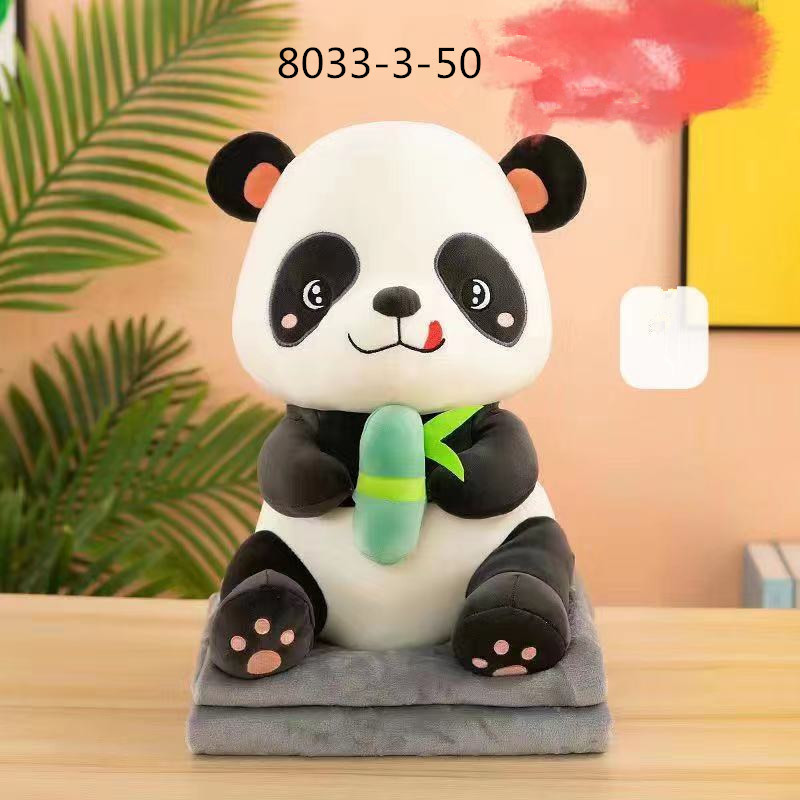 Плед - м'яка іграшка 3 в 1 (Панда), фото 1