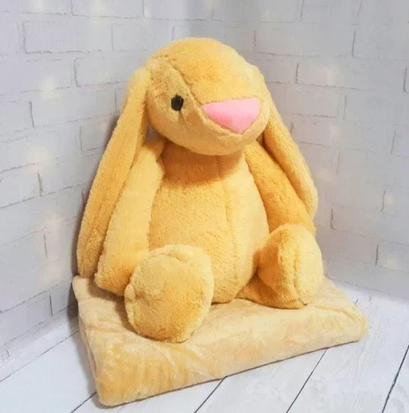 Плед — м'яка іграшка 3 в 1 (Зайчик рудий), фото 1