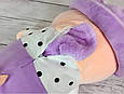 Плед - іграшка 3 в 1 (Хрюшка Hello бузкова), фото 4