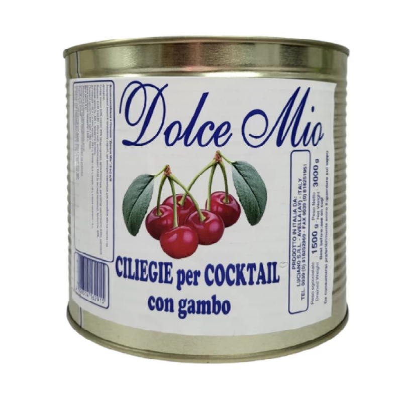 Вишня коктейльна з гілочкою «Dolce Mio» 3 кг